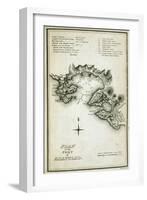 T.1598 Plan of the Port of Acapulco, Engraved by W. Lowry, from 'Plates to Alexander De…-Friedrich Alexander, Baron Von Humboldt-Framed Giclee Print