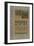 T.1605 Fragments of a Hieroglyphical Manuscript at Dresden, from Vol II of 'Researches Concerning…-Friedrich Alexander, Baron Von Humboldt-Framed Giclee Print