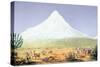 T.1607 Chimborazo, from 'Views of Nature', Pub. C.1850-Friedrich Alexander, Baron Von Humboldt-Stretched Canvas