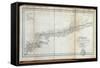 T.1608 Map of the Course of the Oroonoko from the Mouth of the Rio Sinaruco to Angostura, from…-Friedrich Alexander, Baron Von Humboldt-Framed Stretched Canvas