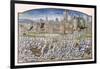 T.2 Fol.287 Victory of the Inhabitants of Ghent Led by Philipp Van Artevelde before Bruges in 1381-French-Framed Giclee Print