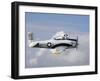 T-28 Trojan Trainer Warbird in U.S. Navy Colors-Stocktrek Images-Framed Photographic Print