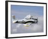 T-28 Trojan Trainer Warbird in U.S. Navy Colors-Stocktrek Images-Framed Photographic Print