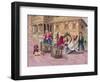 T.959 Newar Women Making Thread with the Instrument Called a Chirkaha, Nepal, 1854-Dr. Henry Ambrose Oldfield-Framed Giclee Print