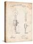 T. A. Edison Light Bulb and Holder Patent Art-Cole Borders-Stretched Canvas