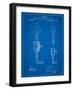 T. A. Edison Light Bulb and Holder Patent Art-Cole Borders-Framed Art Print