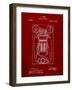 T. A. Edison Vote Recorder Patent-Cole Borders-Framed Art Print