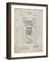 T. A. Edison Vote Recorder Patent-Cole Borders-Framed Art Print