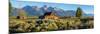 T. A. Moulton Barn in field, Mormon Row, Grand Teton National Park, Wyoming, USA-null-Mounted Photographic Print