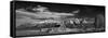 T A Moulton Barn Panorama BW-Steve Gadomski-Framed Stretched Canvas