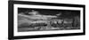 T A Moulton Barn Panorama BW-Steve Gadomski-Framed Photographic Print