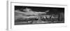 T A Moulton Barn Panorama BW-Steve Gadomski-Framed Photographic Print