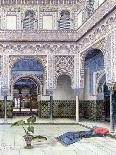 Interior of a Palace, Seville-T. Aceves-Framed Stretched Canvas