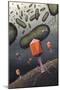 T-bacteriophages Attacking E. Coli-Richard Bizley-Mounted Photographic Print