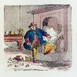 A Visit from St. Nicholas, 1840s-T.C. Boyd-Mounted Giclee Print