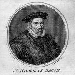 Sir Nicholas Bacon, 16th Century English Politician-T Chambars-Giclee Print