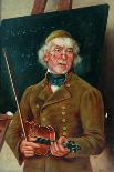 Musician with a Violin-T. Clare-Framed Giclee Print