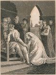 Queen of Richard II, Interceeding for the Life of Simon Burley, 1388-T Cook-Giclee Print