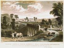Rolle Canal and Aqueduct, Near Torrington, Devon, 1829-T Dixon-Framed Stretched Canvas