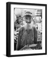 T.E. Edmonds Doesn't Believe That It is Right to Build the Power Plants-Ralph Crane-Framed Photographic Print