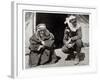 T. E. Lawrence and Mr L. Thomas outside their tent, 1919-null-Framed Giclee Print