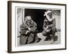 T. E. Lawrence and Mr L. Thomas outside their tent, 1919-null-Framed Giclee Print