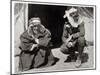 T. E. Lawrence and Mr L. Thomas outside their tent, 1919-null-Mounted Giclee Print