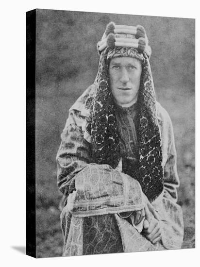 T E Lawrence (Lawrence of Arabia) in Arab Dress-null-Stretched Canvas