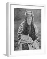 T E Lawrence (Lawrence of Arabia) in Arab Dress-null-Framed Photographic Print