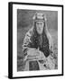 T E Lawrence (Lawrence of Arabia) in Arab Dress-null-Framed Photographic Print