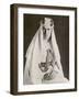 T E Lawrence (Lawrence of Arabia) in Desert Robes-null-Framed Photographic Print