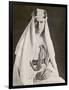 T E Lawrence (Lawrence of Arabia) in Desert Robes-null-Framed Photographic Print