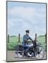 T E Lawrence on His Motorcyle-John Keay-Mounted Giclee Print