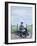 T E Lawrence on His Motorcyle-John Keay-Framed Giclee Print