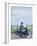 T E Lawrence on His Motorcyle-John Keay-Framed Giclee Print