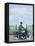 T E Lawrence on His Motorcyle-John Keay-Framed Stretched Canvas
