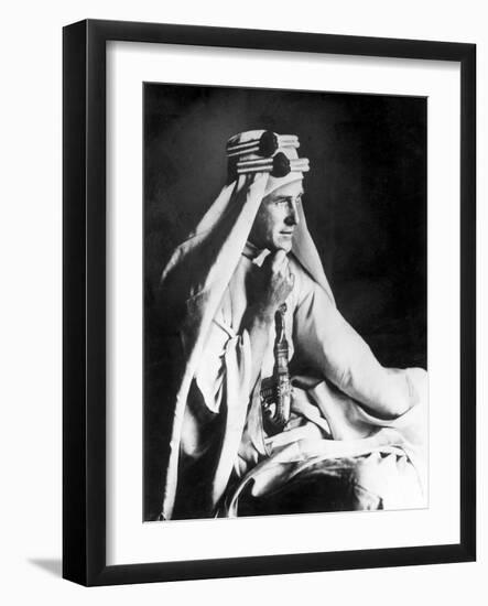 T.E. Lawrence, WWI British Officer-Science Source-Framed Giclee Print