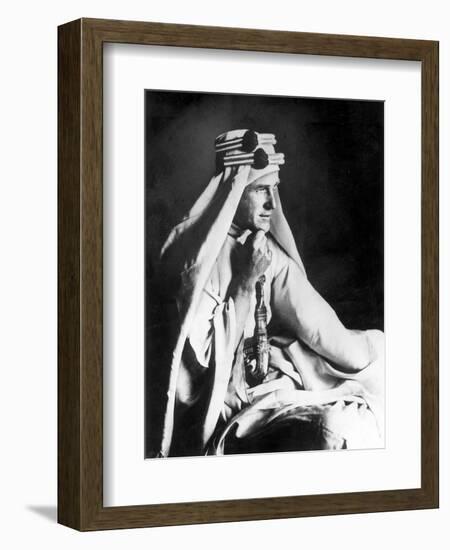 T.E. Lawrence, WWI British Officer-Science Source-Framed Giclee Print