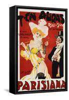 T'en Auras, Parisiana Poster-Jack Abeille-Framed Stretched Canvas