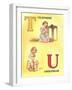 T for Telephone, U for Underwear-null-Framed Art Print