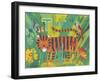 T for Tiger-Clare Beaton-Framed Giclee Print