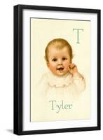 T for Tyler-Ida Waugh-Framed Art Print