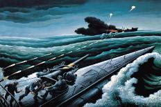Score One for the Subs-T.h. Benton-Mounted Art Print