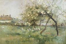 Ferryhouse on the Ouse, Hollywell, Hants, 1893-T. Hodgson Liddell-Framed Stretched Canvas