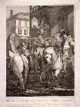 Departure of the Canterbury Pilgrims, Borough High Street, Southwark, London, 1787-T Hogg-Giclee Print