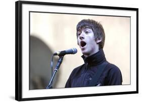 T in the Park' July 2007 Arctic Monkeys Perform on the Main Stage of T in the Park-null-Framed Photographic Print