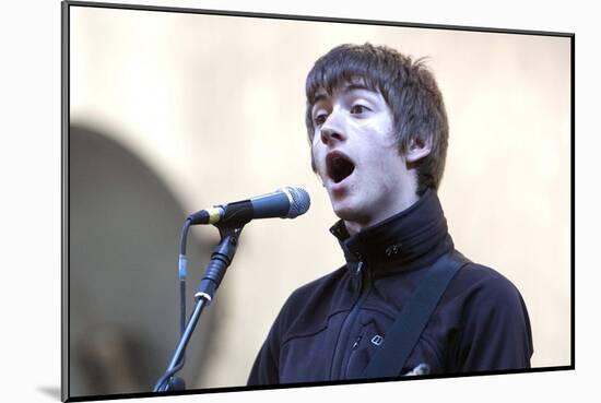 T in the Park' July 2007 Arctic Monkeys Perform on the Main Stage of T in the Park-null-Mounted Photographic Print