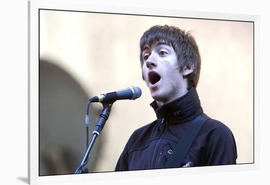 T in the Park' July 2007 Arctic Monkeys Perform on the Main Stage of T in the Park-null-Framed Photographic Print