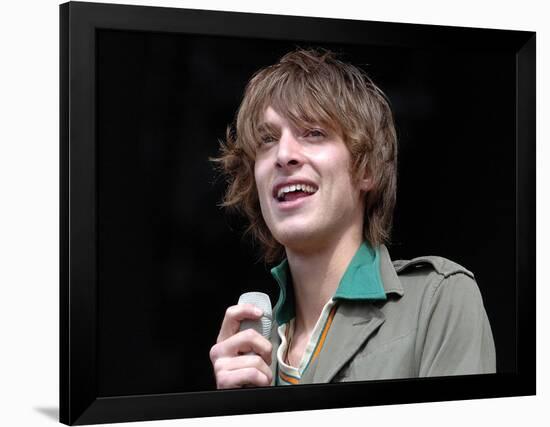 T in the Park' July 2007 Paulo Nutini Wows the Crowd on the Main Stage-null-Framed Photographic Print