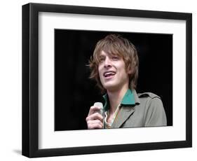 T in the Park' July 2007 Paulo Nutini Wows the Crowd on the Main Stage-null-Framed Photographic Print